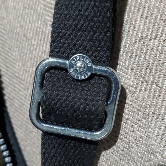 KIPLING BLACK BAG ADJUSTABLE STRAP OUTDOOR ADVENTURES GORPCORE CLASSIC - Picture 7 of 9